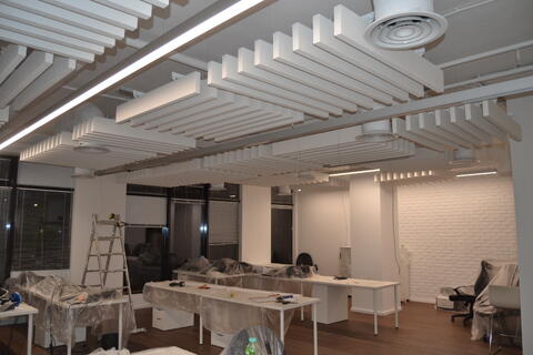 Коррекция акустики в офисе формата open-space